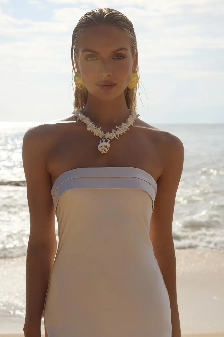 DELILAH MAXI DRESS - IVORY sold by Runaway The Label product image thumbnail 2