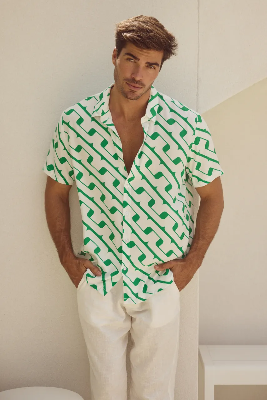 MASON SHIRT - GREEN sold by Runaway The Label