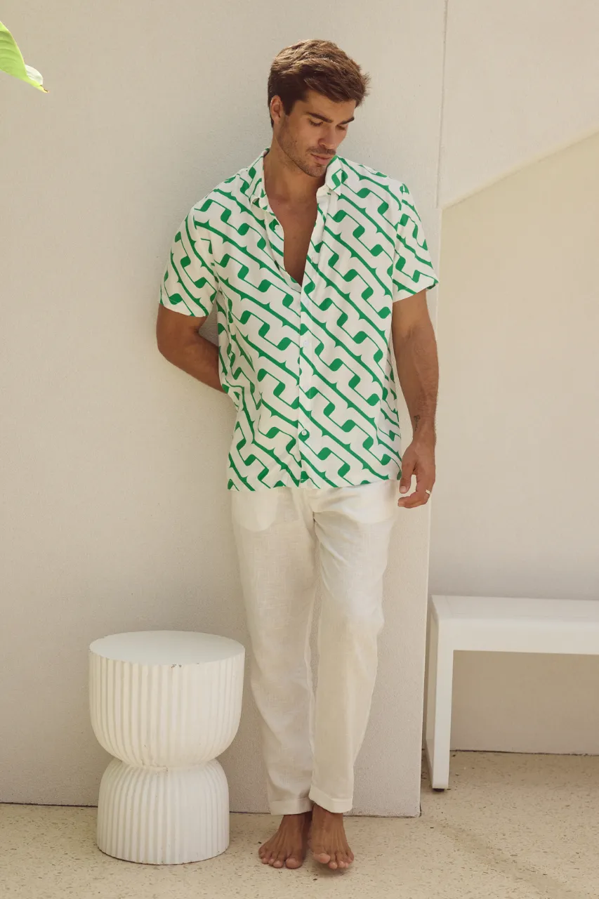 MASON SHIRT - GREEN sold by Runaway The Label product image thumbnail 3