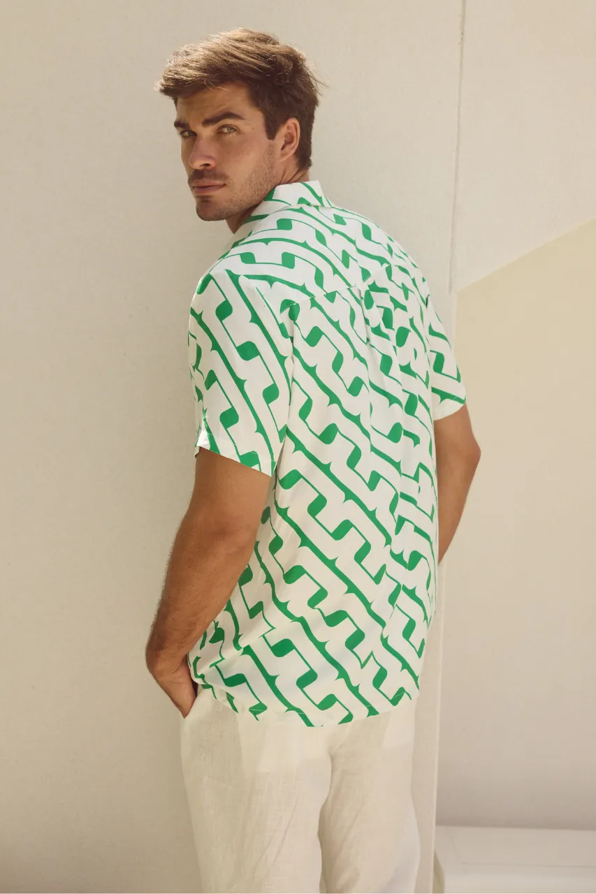MASON SHIRT - GREEN sold by Runaway The Label product image thumbnail 2
