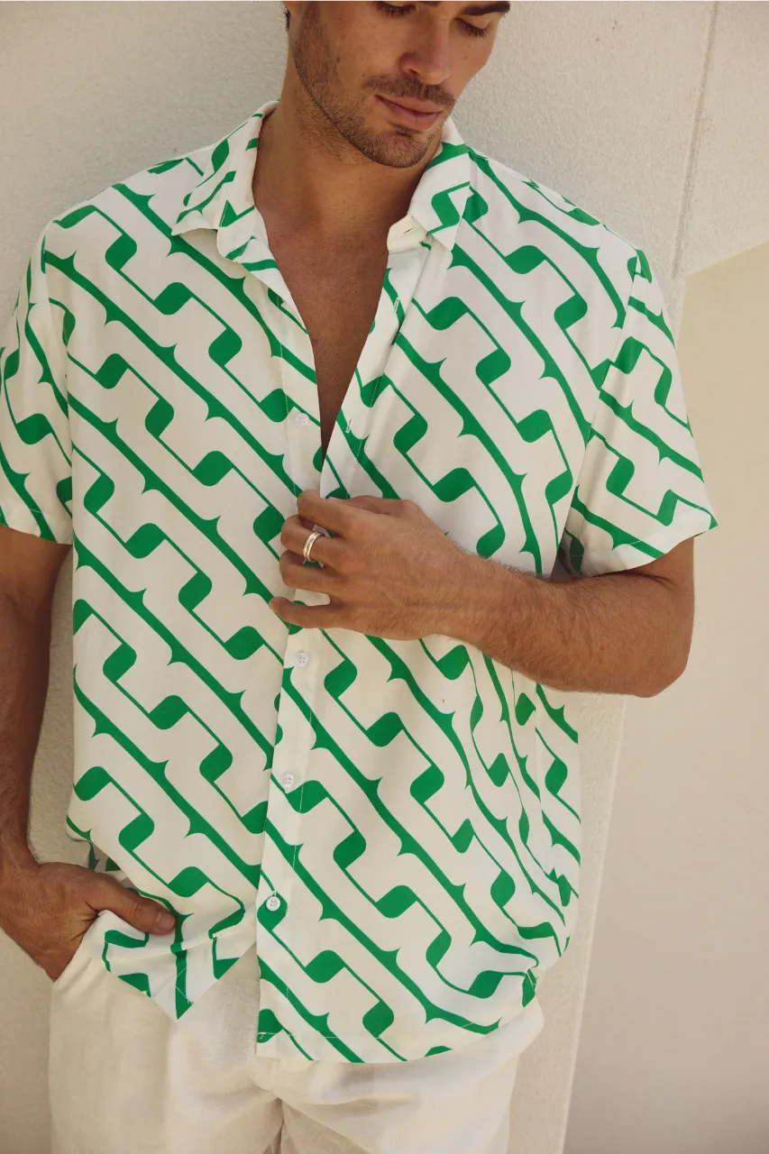 MASON SHIRT - GREEN sold by Runaway The Label product image thumbnail 4