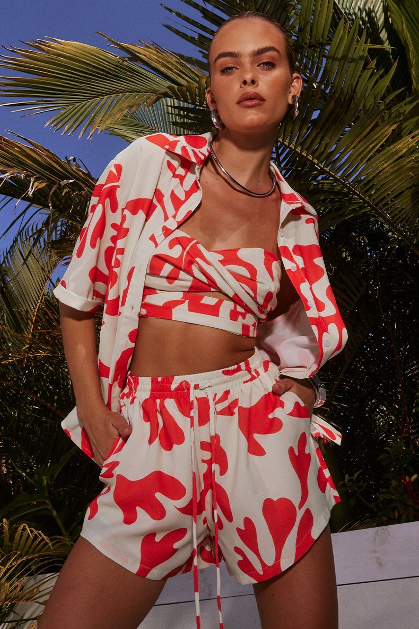 ENYA SHIRT - ORANGE BOTANICA sold by Runaway The Label product image thumbnail 3