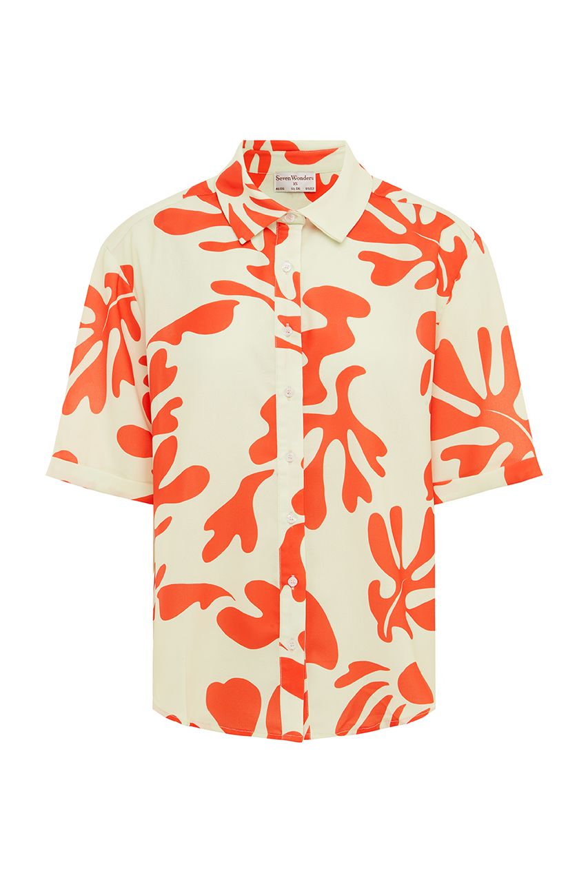 ENYA SHIRT - ORANGE BOTANICA sold by Runaway The Label product image thumbnail 4