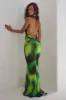 MARLINI MAXI DRESS - LOTUS PRINT sold by Runaway The Label