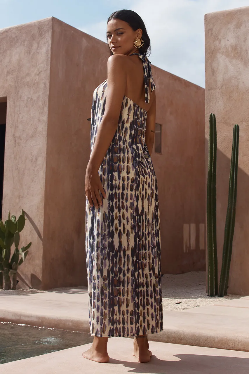 TANAH MIDI DRESS - TANAH PRINT sold by Runaway The Label product image thumbnail 2