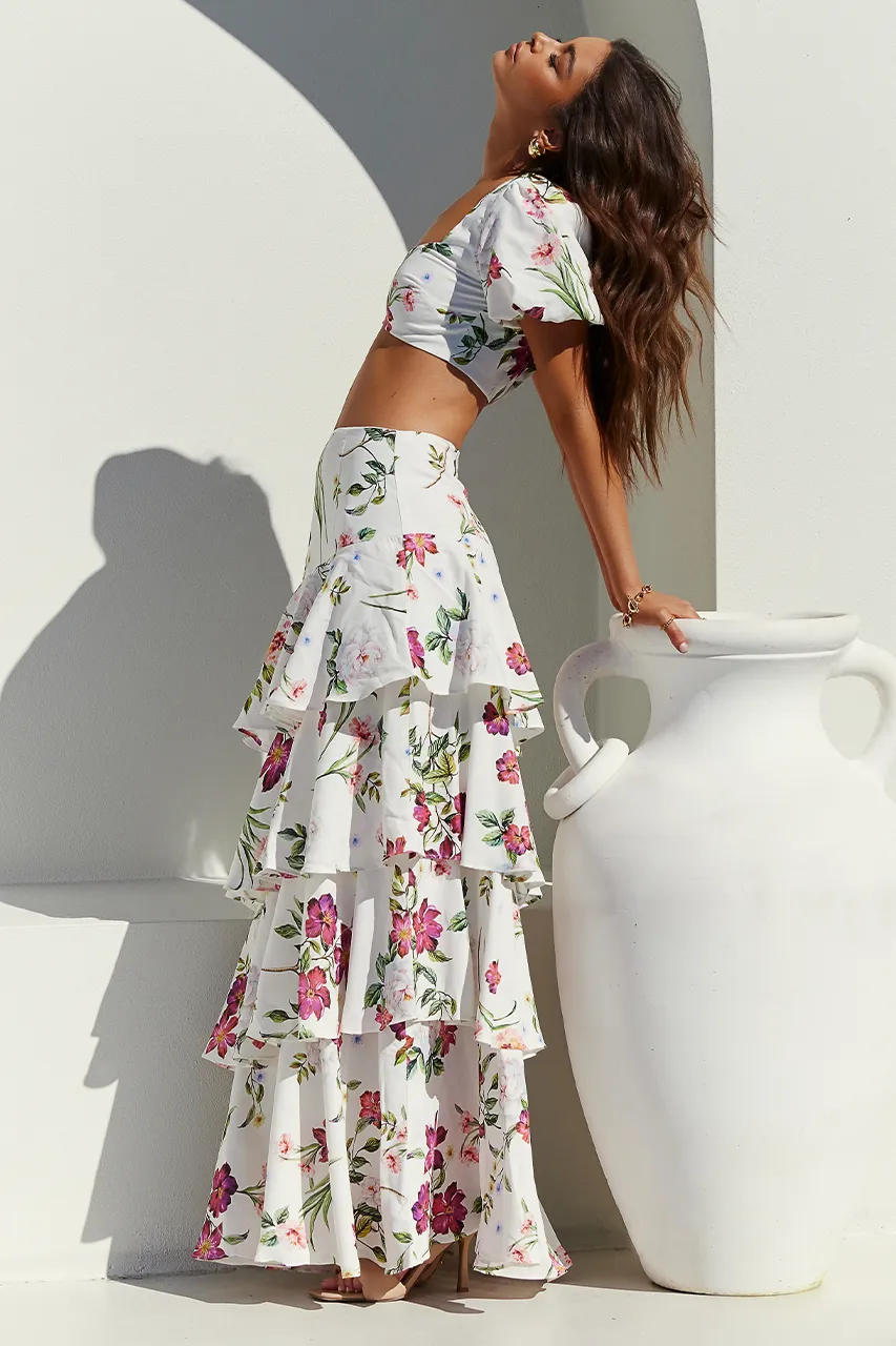 Yokana Top - White Floral sold by Runaway The Label product image thumbnail 4