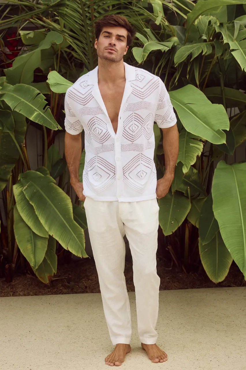 LIAM SHIRT - WHITE sold by Runaway The Label product image thumbnail 3