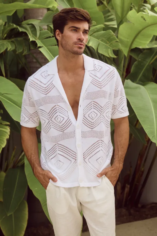 LIAM SHIRT - WHITE sold by Runaway The Label