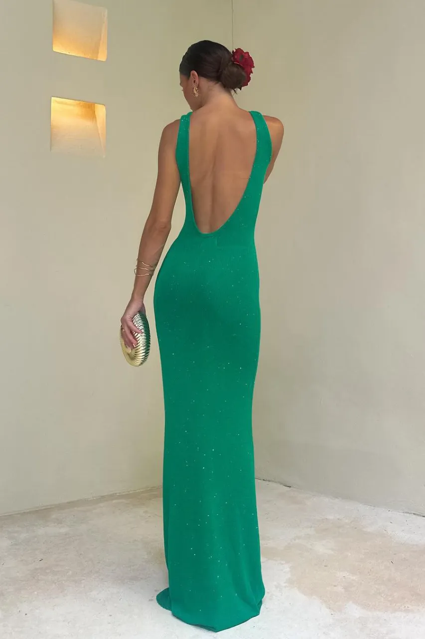 ADRIANA MAXI DRESS - GREEN sold by Runaway The Label product image thumbnail 2