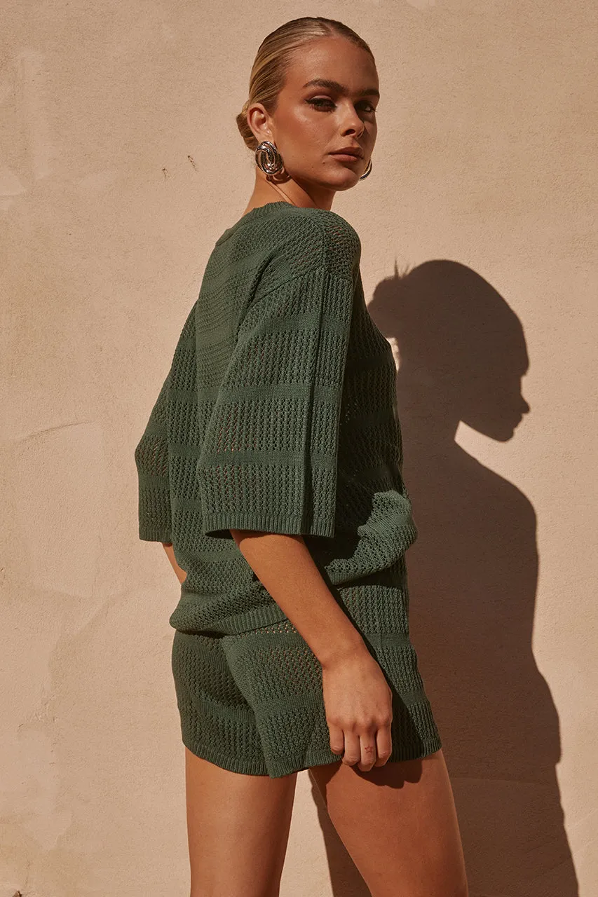 SAMIA TOP - OLIVE sold by Runaway The Label product image thumbnail 2