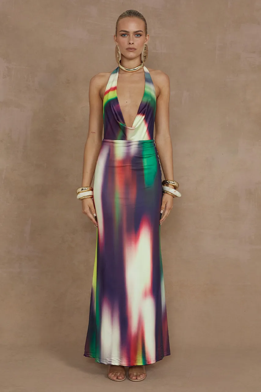 LORITA MAXI DRESS - CYPRUS PRINT sold by Runaway The Label