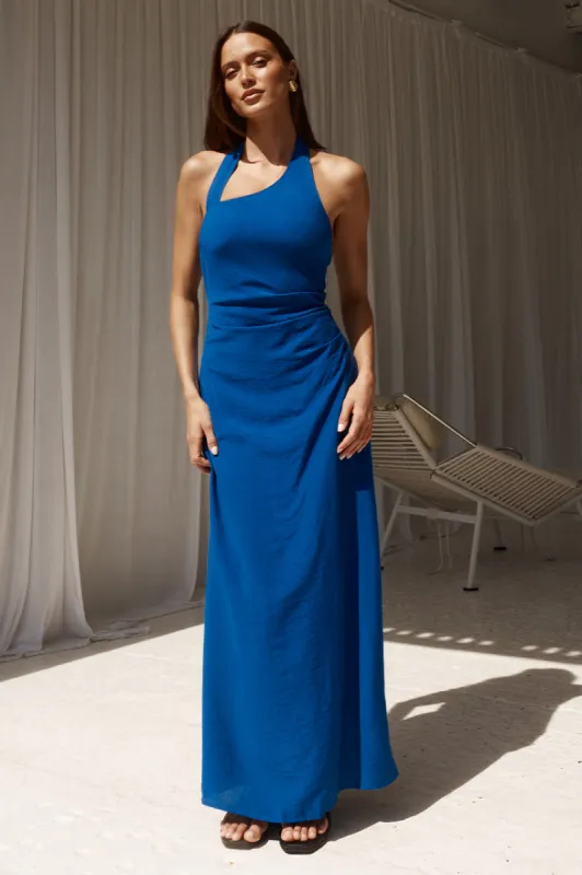 ELERA MIDI DRESS - COBALT sold by Runaway The Label