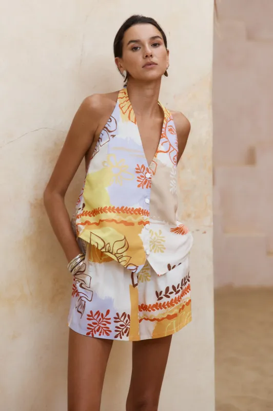 PALAMA VEST - PALAMA PRINT sold by Runaway The Label