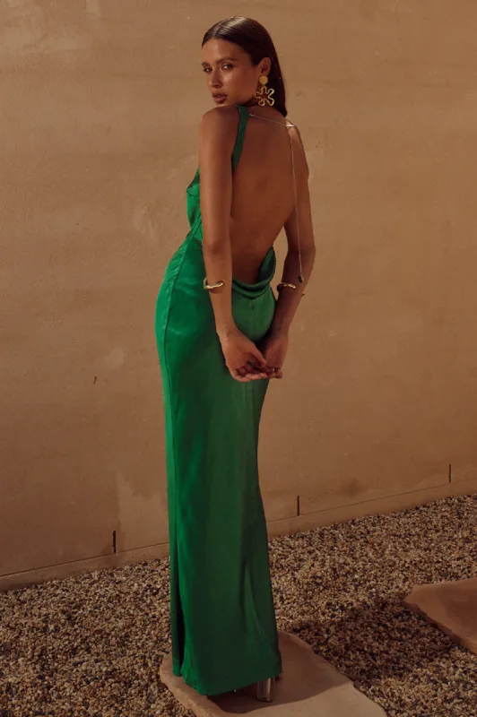 SAMSARA DRESS - EMERALD sold by Runaway The Label