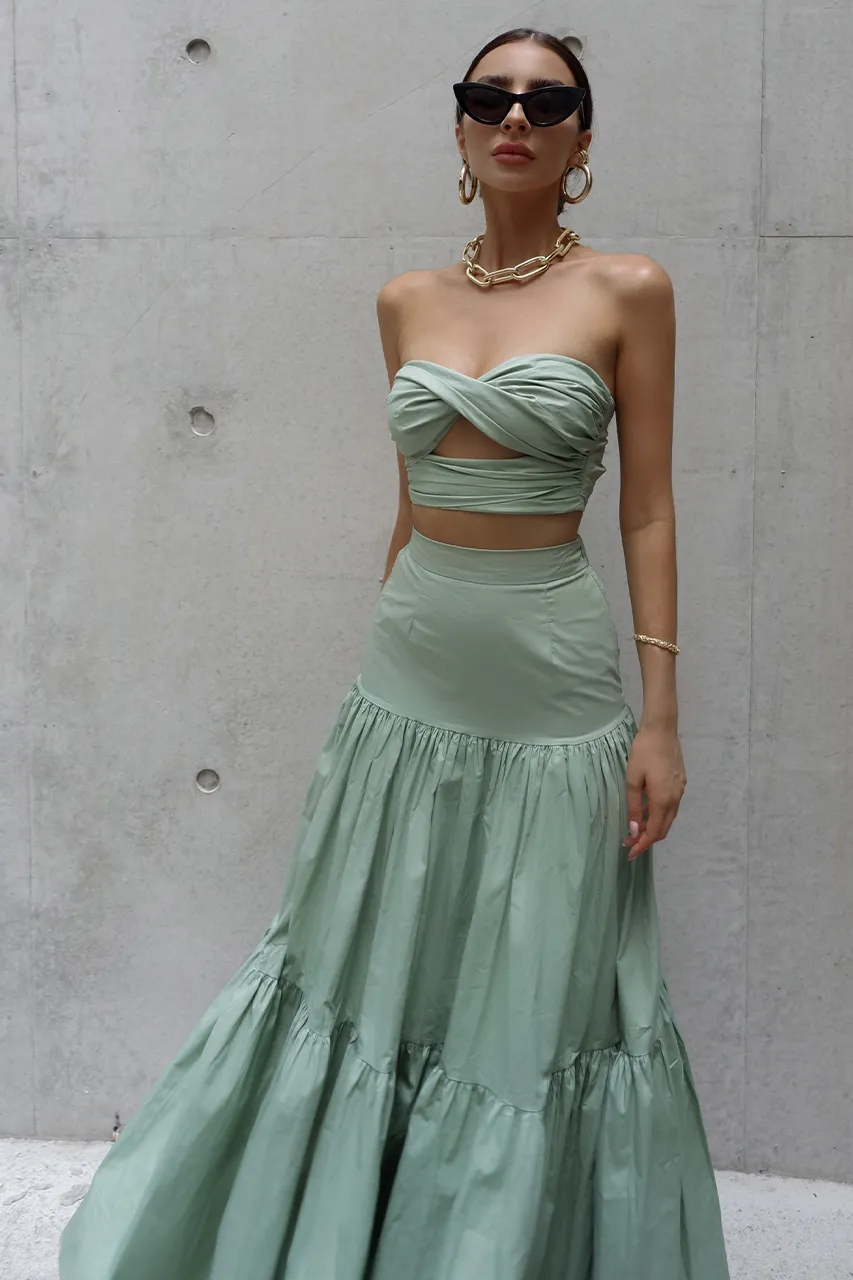 Ayla Top - Sage sold by Runaway The Label product image thumbnail 3