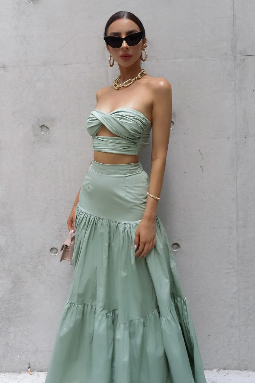 Ayla Top - Sage sold by Runaway The Label product image thumbnail 2