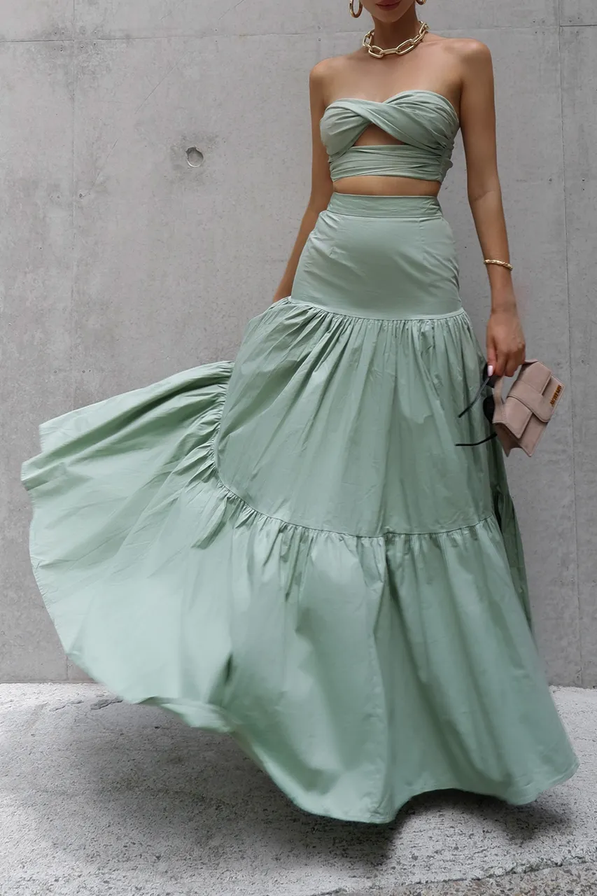 Ayla Top - Sage sold by Runaway The Label product image thumbnail 4