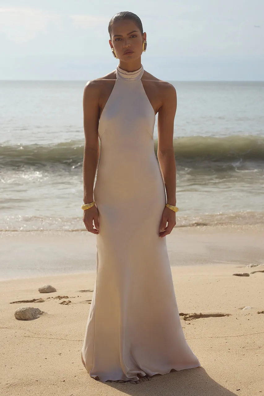 BRIGITTE MAXI DRESS - IVORY sold by Runaway The Label product image thumbnail 2