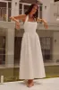 LOCKLEA MIDI DRESS - WHITE sold by Runaway The Label