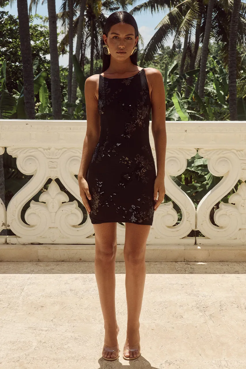 MARGIE MINI DRESS - BLACK sold by Runaway The Label product image thumbnail 3