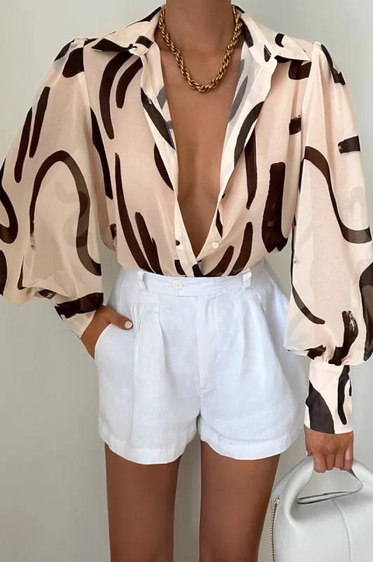 FLEETWOOD BLOUSE - YORK SAND sold by Runaway The Label