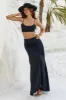 ROSALINE MAXI SKIRT - BLACK sold by Runaway The Label