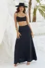 ROSALINE MAXI SKIRT - BLACK sold by Runaway The Label