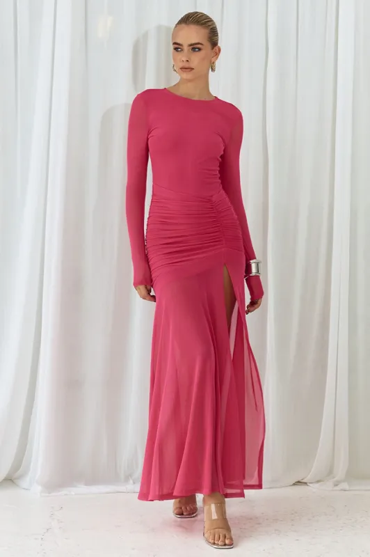 SORELLA MAXI DRESS - FUCHSIA sold by Runaway The Label
