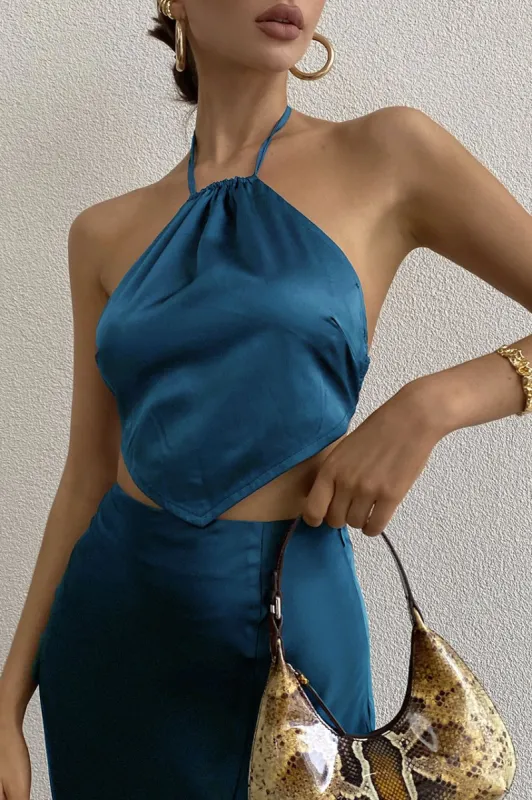 Carmen Top - Sapphire sold by Runaway The Label