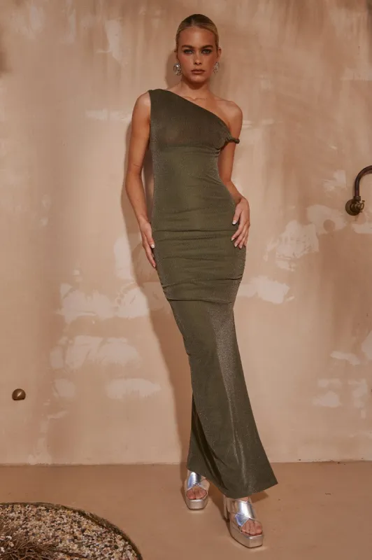 CHYNA MIDI DRESS - GREEN sold by Runaway The Label