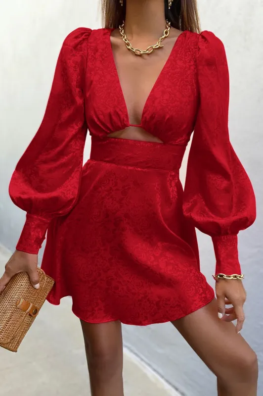 Rosalia Mini Dress - Red sold by Runaway The Label