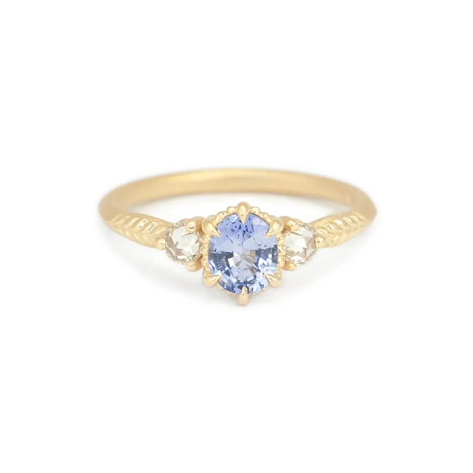 Evergreen 3-Stone Ring - (LC9053) Blue Sapphire sold by Meghan Thorne Jewlery