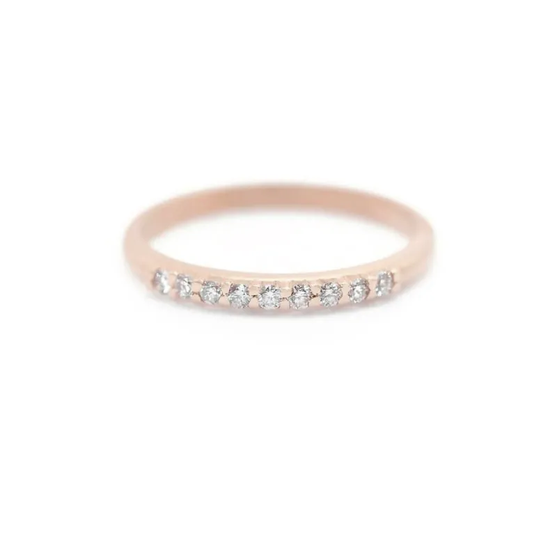 Pave Mid Topper - Rose Gold made by Meghan Thorne Jewlery
