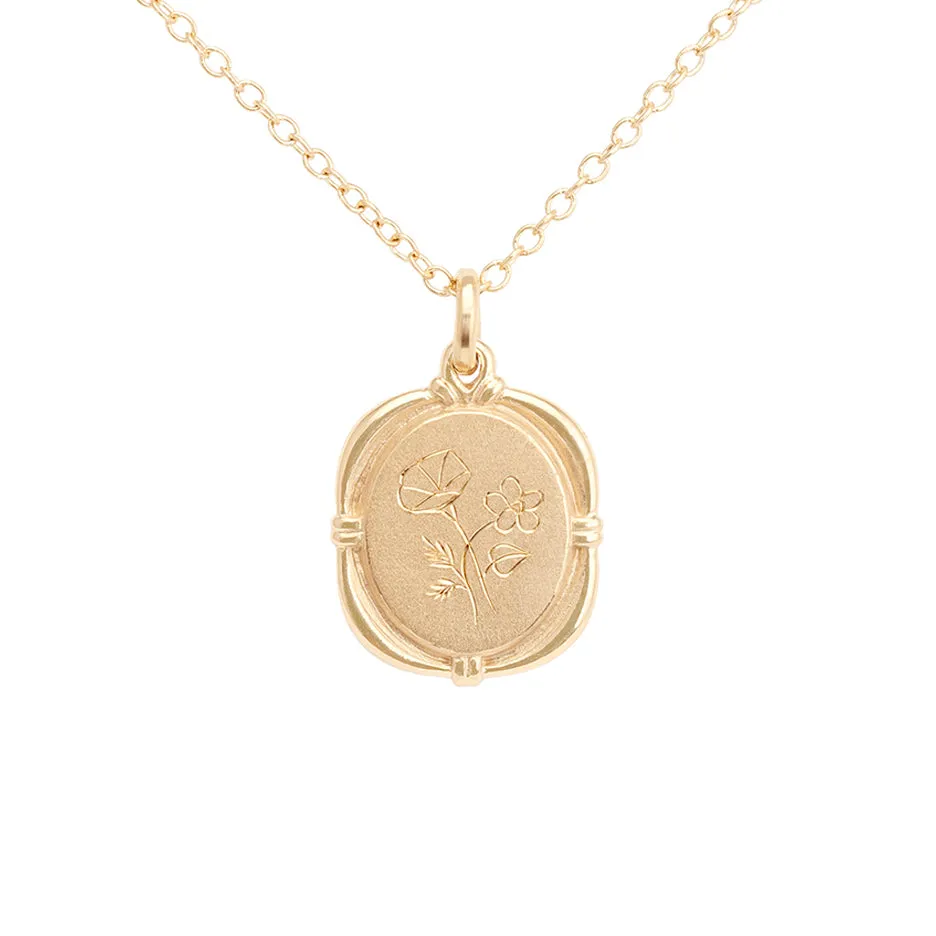 Custom Bouquet Birth Flower Pendant sold by Meghan Thorne Jewlery product image thumbnail 2