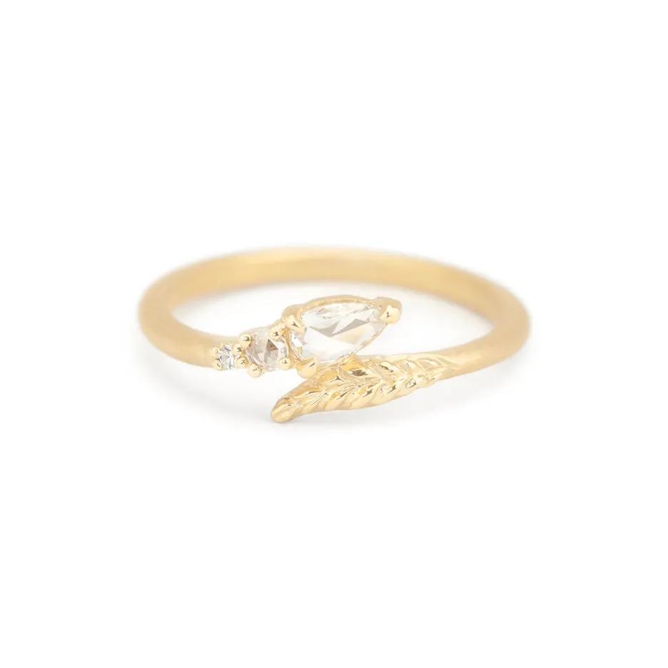Evergreen Sinu Ring (LC8885)- White Rose Cut Diamond sold by Meghan Thorne Jewlery