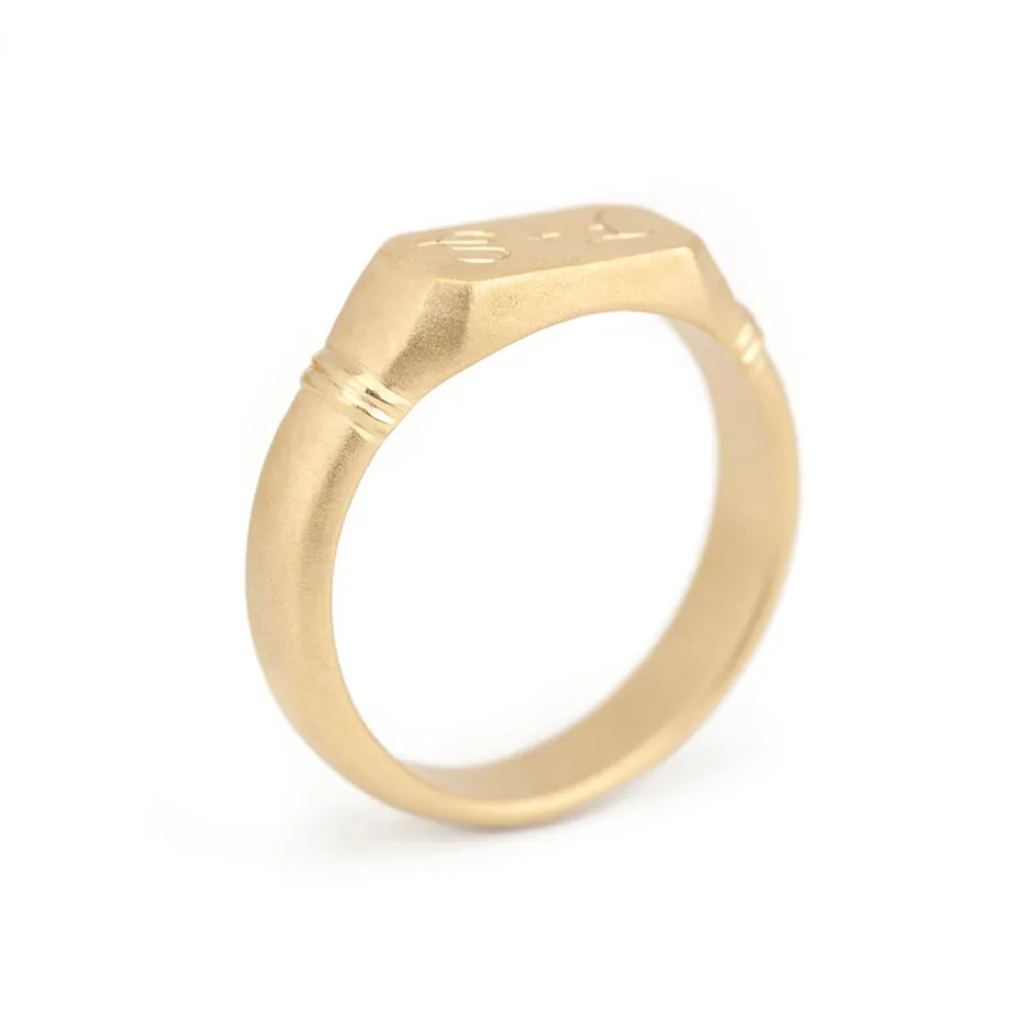 Vieira Men's Band - Yellow Gold sold by Meghan Thorne Jewlery product image thumbnail 4