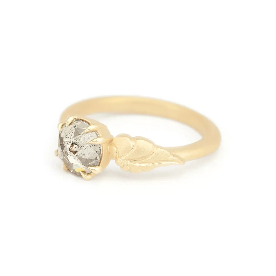Balsam Engagement Ring(LC8630)- Salt and Pepper Star Rose Cut Diamond sold by Meghan Thorne Jewlery product image thumbnail 2