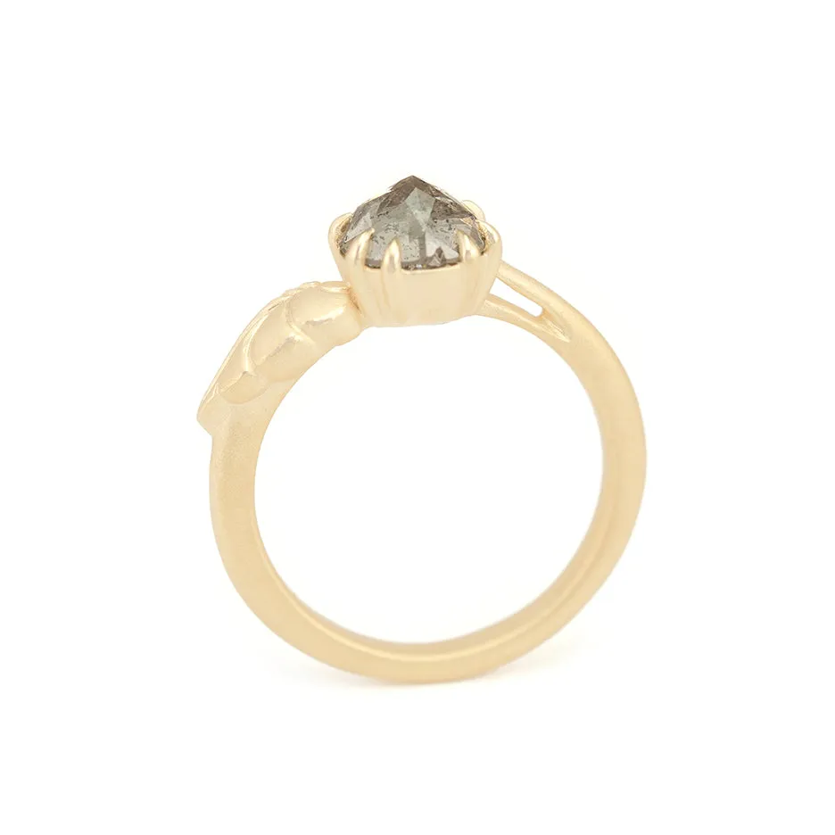 Balsam Engagement Ring(LC8630)- Salt and Pepper Star Rose Cut Diamond sold by Meghan Thorne Jewlery product image thumbnail 4