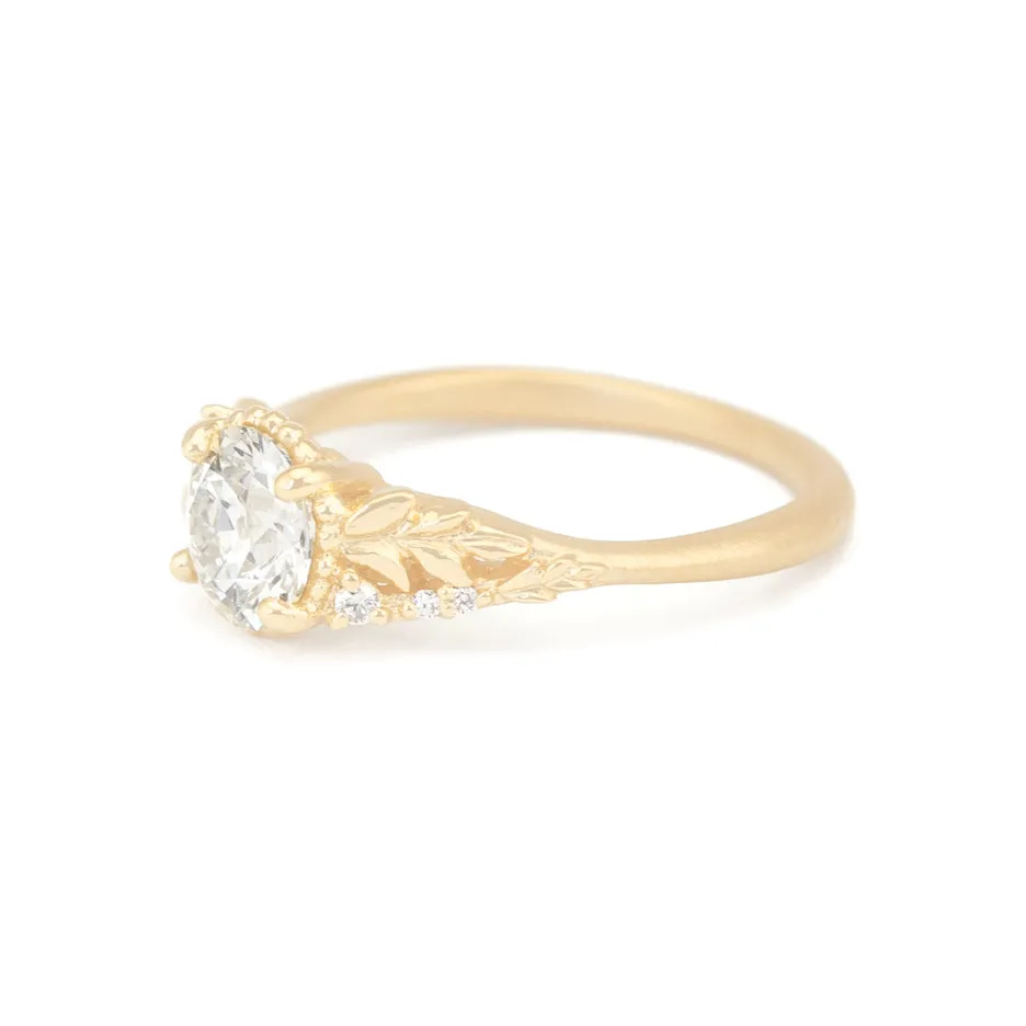 Wood Nymph Cathedral Ring (LC8659) - 1.09ct Old Euro Cut sold by Meghan Thorne Jewlery product image thumbnail 3