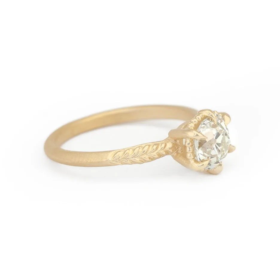 Evergreen Solitaire (MT8492) - 1.14ct Antique Old Mine Cut Diamond sold by Meghan Thorne Jewlery product image thumbnail 2