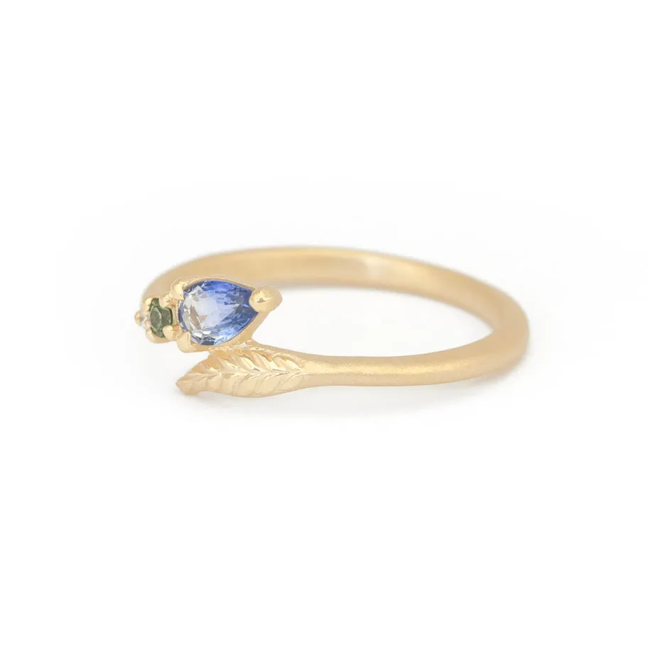 Evergreen Sinu Ring - Blue and Green Sapphires sold by Meghan Thorne Jewlery product image thumbnail 3