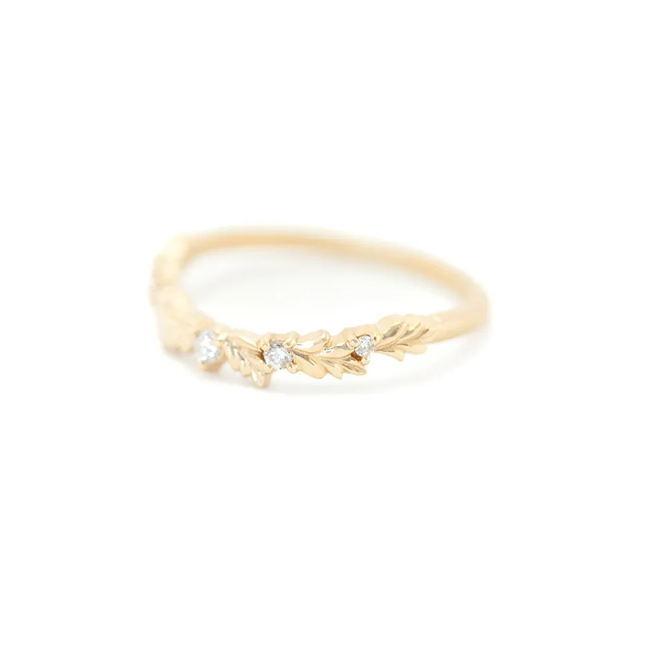 Wood Nymph Topper Guard - Yellow Gold sold by Meghan Thorne Jewlery product image thumbnail 2