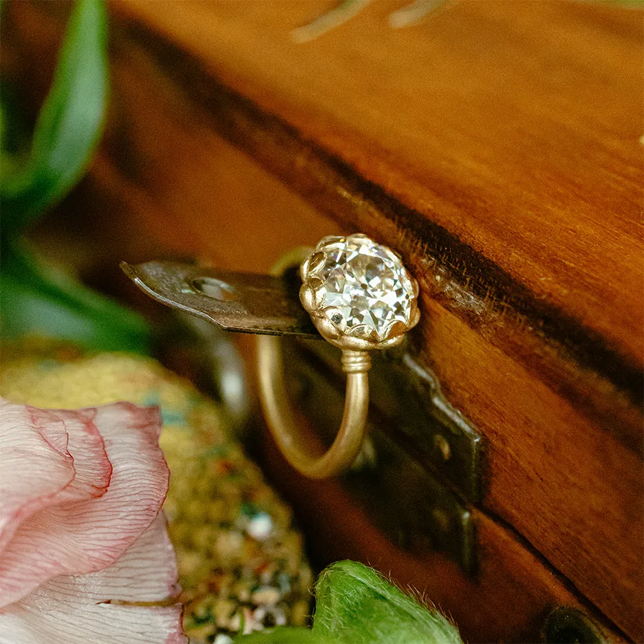 Vieira Solitaire (MT8129) - Old European Cut Diamond sold by Meghan Thorne Jewlery product image thumbnail 4