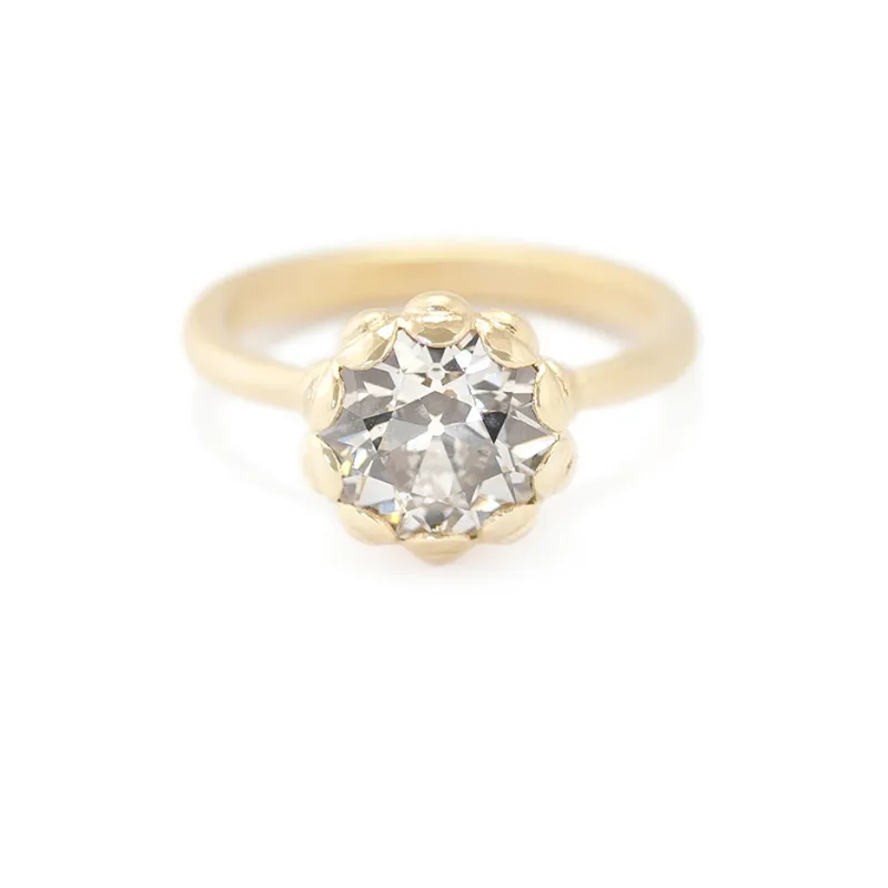 Vieira Solitaire (MT8129) - Old European Cut Diamond made by Meghan Thorne Jewlery