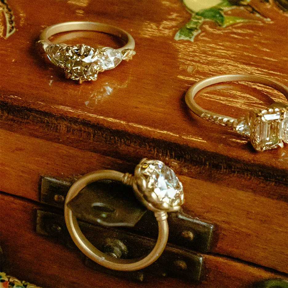 Vieira Solitaire (MT8129) - Old European Cut Diamond sold by Meghan Thorne Jewlery product image thumbnail 5