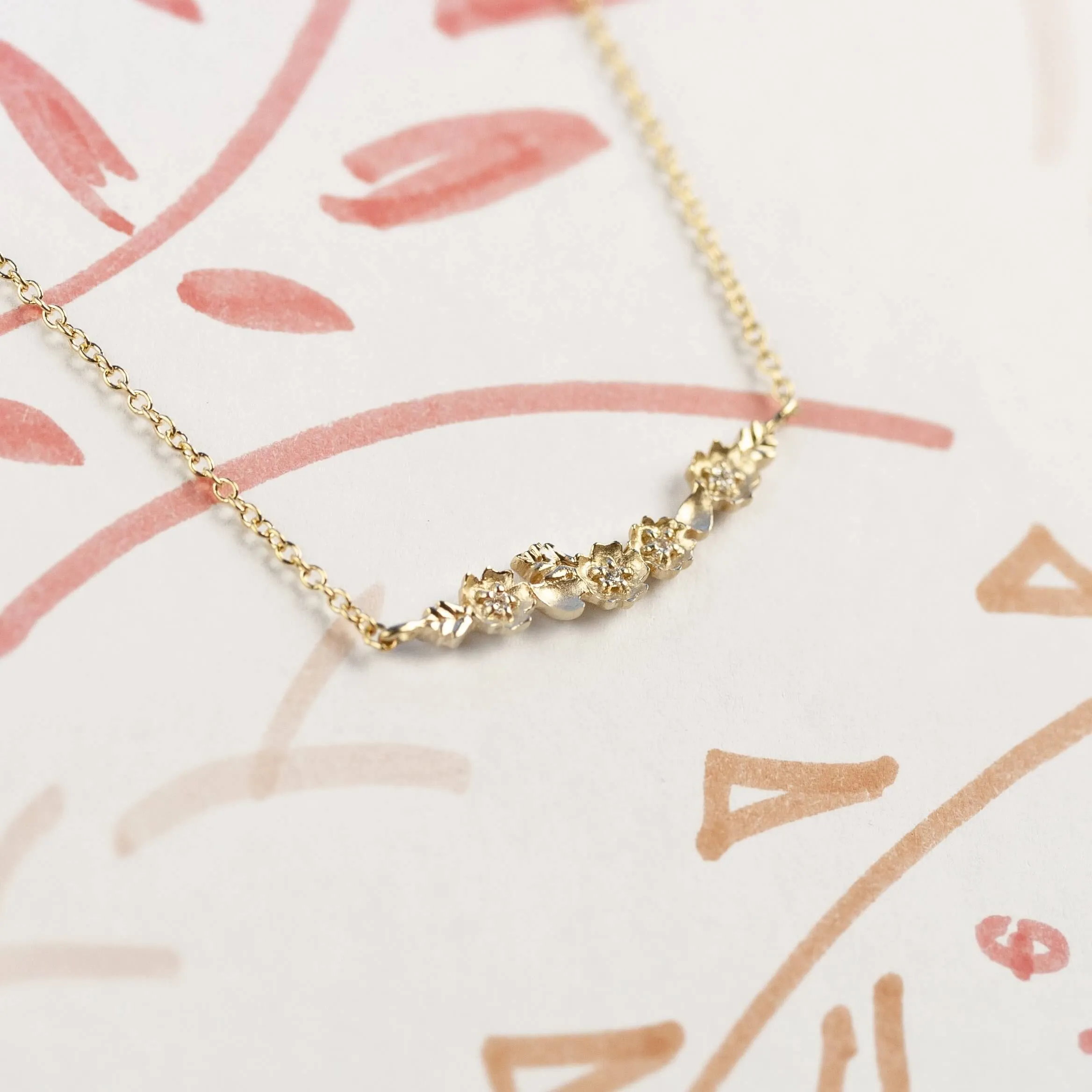 Buttercup Crescent Necklace - Yellow Gold sold by Meghan Thorne Jewlery product image thumbnail 2