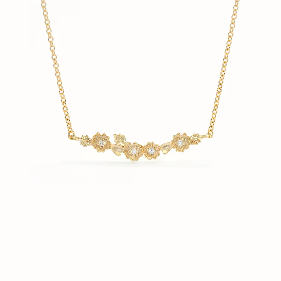 Buttercup Crescent Necklace - Yellow Gold sold by Meghan Thorne Jewlery
