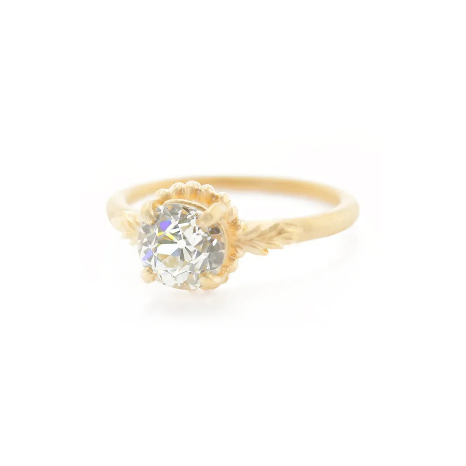 Wood Nymph Faye Solitaire Ring (LC7957) - 1.31ct Old European Cut Diamond sold by Meghan Thorne Jewlery product image thumbnail 2