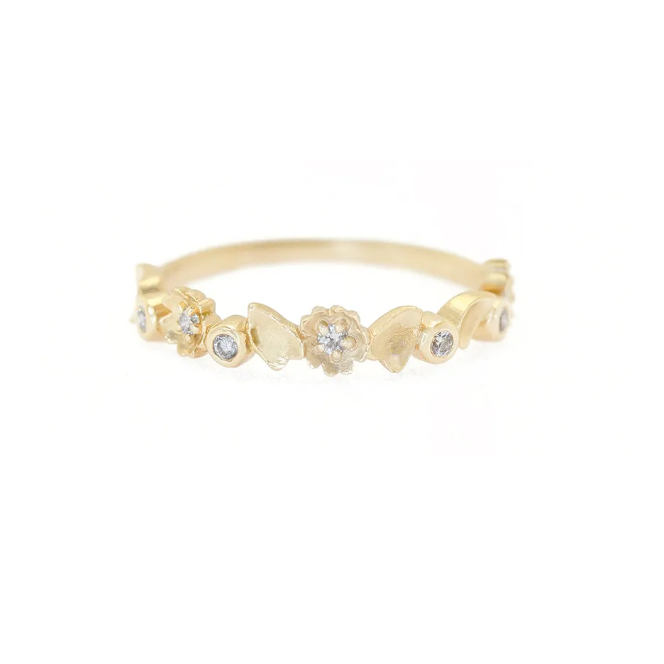 Buttercup Half Eternity Band - Yellow Gold sold by Meghan Thorne Jewlery