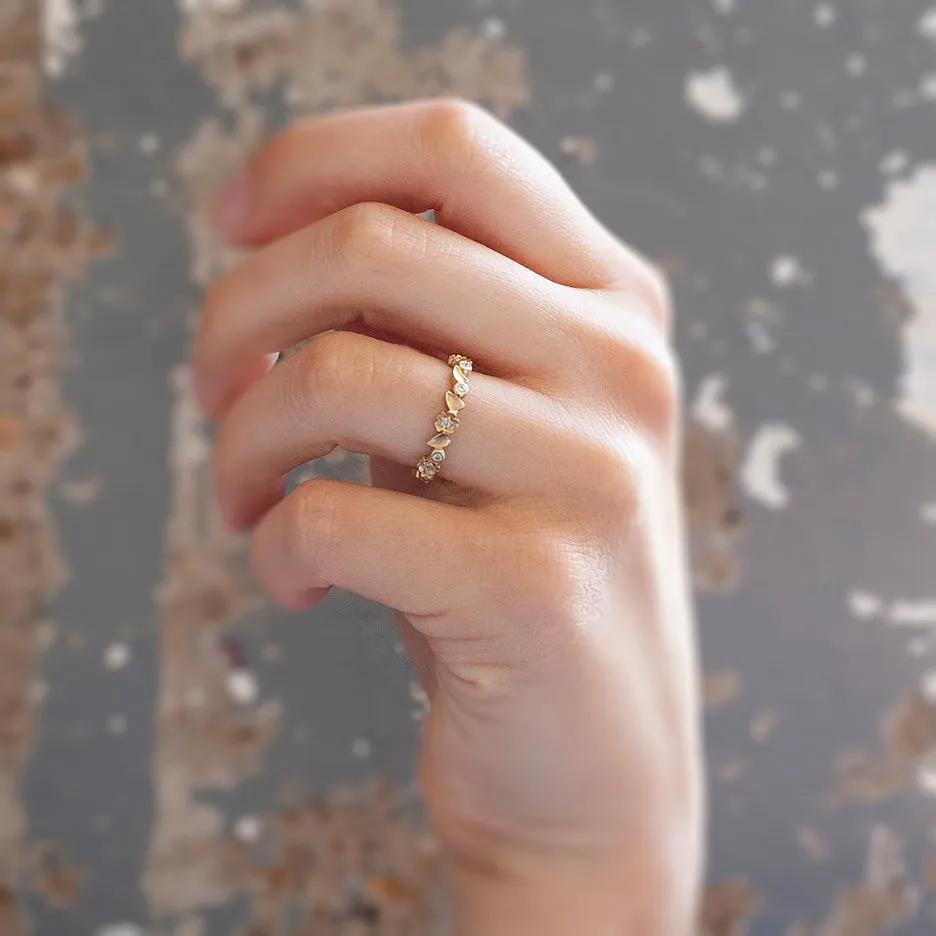 Buttercup Half Eternity Band - Yellow Gold sold by Meghan Thorne Jewlery product image thumbnail 3